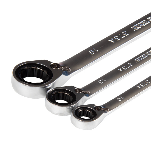 Набор комбинированных ключей с трещоткой ложемент 15 предметов KING TONY 9-102A15MR