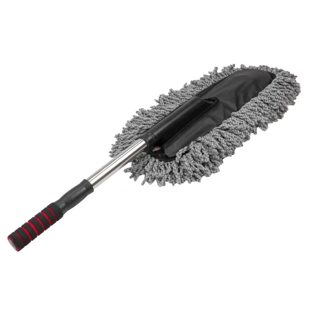 Автомобильная щетка телескопическая ( длина 700-850мм, щетка 390х130мм)