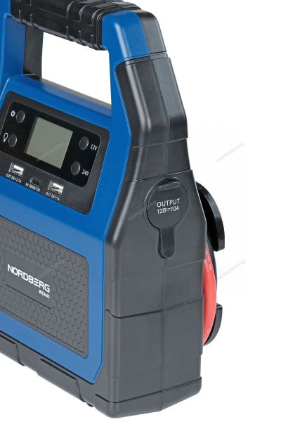 Устройство пусковое портативное 5/12/24V, емкость 45 Aч NORDBERG WSA45