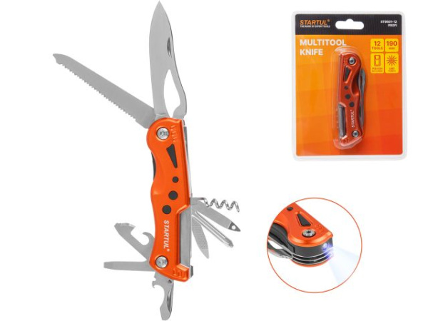 Нож многофункц.12 функций STARTUL PROFI (ST9501-12)