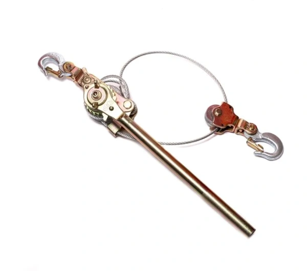 Лебедка рычажная 2т (диаметр троса - 5.5мм, длина - 2.2м)