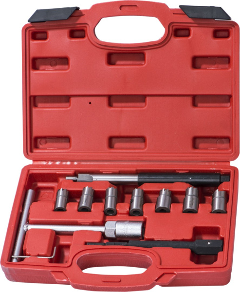 Инструмент очистки гнезд инжекторов дизелей (10 предметов) TA-C1013