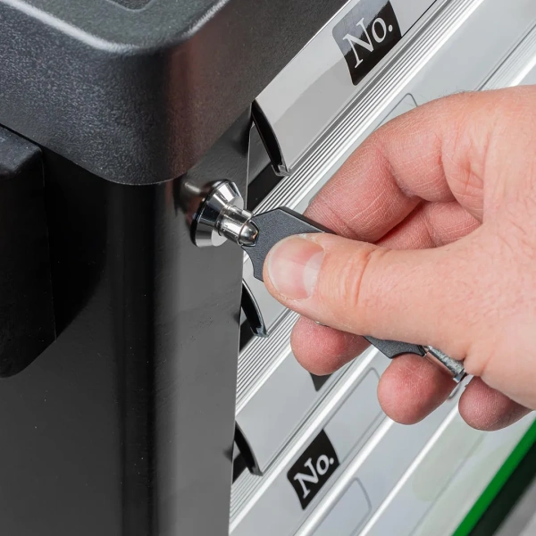 Тележка инструментальная 7-и полочная с набором инструментов 274пр и дополнительной боковой секцией 810х480х850мм