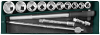 Набор головок торцевых S04H6315SA (S04H6115SA), 3/4"DR, 22-50 мм, 15 предметов