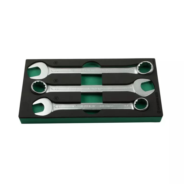 Набор ключей комбинированных GARWIN PRO 646075 (27, 30, 32 мм, 3 пр., в ложементе EVA)