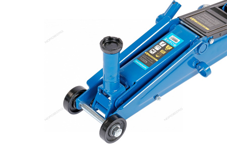 Домкрат подкатной 3 тонн высота подъема 150-530 мм с проставкой NORDBERG N32031L