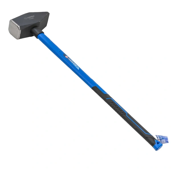 Молоток с фиберглассовой ручкой и резиновой противоскользящей накладкой (8000гр.,L ручки-800мм)