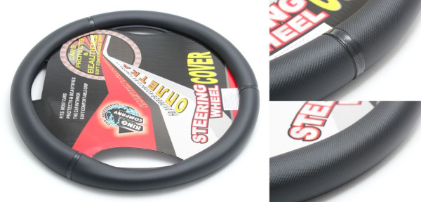 Чехол руля CU-70203 BK-M (061-5 BK-M)
