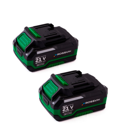 Гайковерт аккумуляторный ROSSVIK RIW-1000/2 (1/2", 1000 Нм, 21 В, 1,9 кг, 2 АКБ, ЗУ, кейс)