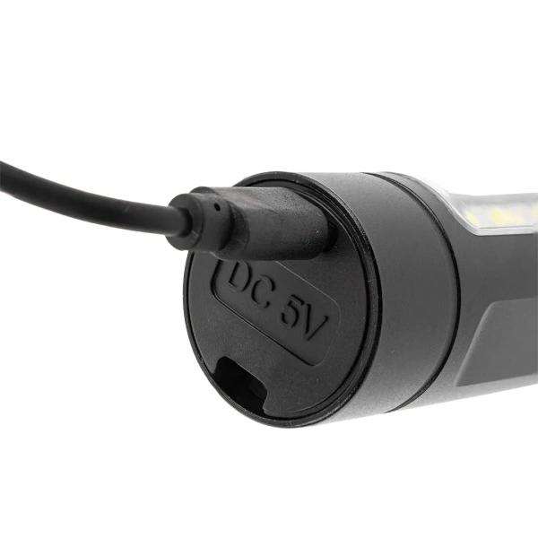 Фонарь ручной аккумуляторный (6 режимов работы, аккум. 1200мАч, время работы 2-4ч, время зар. 3ч, алюм. корпус) в пластиковом кейсе