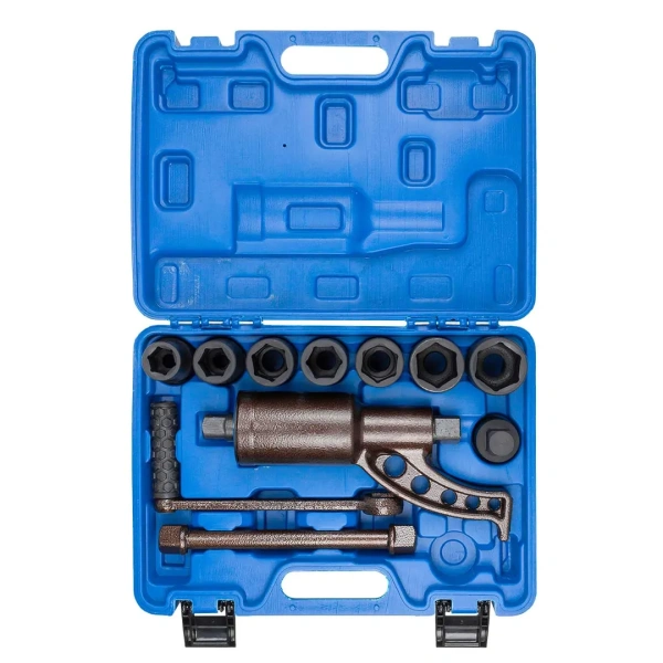 Гайковерт ручной с редуктором 1''(Головки-24мм,27мм,30мм,32мм,33мм,38мм,41мм,1''и адаптер 1'', длина-270мм, передаточное число 1:58, 4800 Н/м)