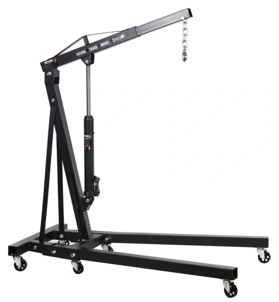 Кран гидравлический, 1т складной, (высота подъема 2200мм, длина стрелы: 870-1140мм)
