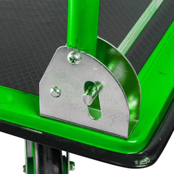 Тележка платформенная ручная складная (г/п 300кг, 910х610х870, 125мм-Ø колес)