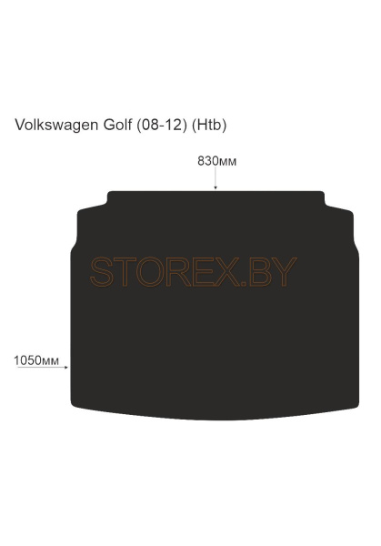 Volkswagen Golf (08-12) (Htb) Багажник copy