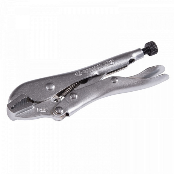 Зажим с фиксатором KING TONY 6031-05R, 140 мм, с прямыми губками