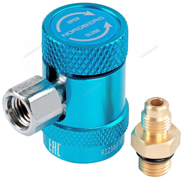 Муфта быстросъемная R1234yf низкое давление синяя NORDBERG NFA2L