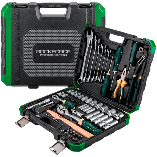 Набор инструментов 74пр. 1/4'', 1/2'' (6гр.)