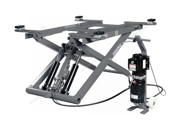 Подъемник ножничный мобильный 3 т 220 В NORDBERG N630-3G