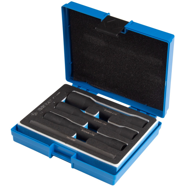 Набор торцевых головок для поврежденных гаек и болтов 17, 19, 21 мм 4 предмета KING TONY 9TD164MR