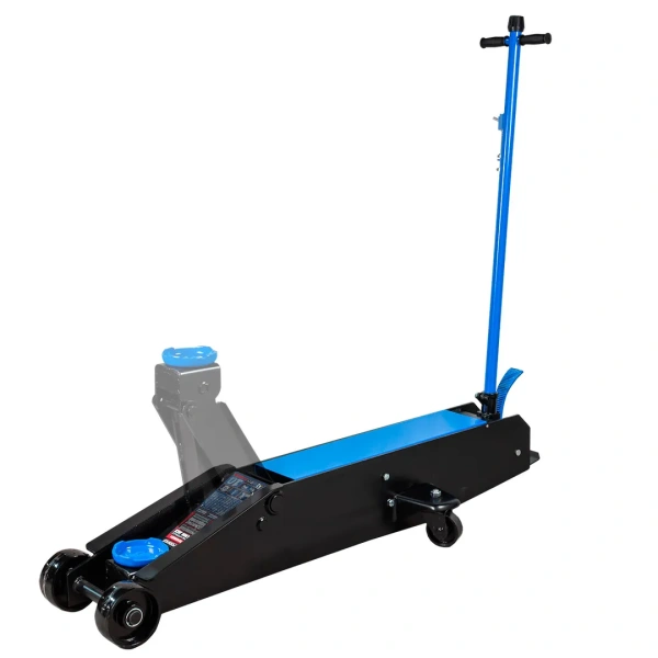 Домкрат подкатной гидравлический с длинной базой, 10т (h min-160, h max-600мм)