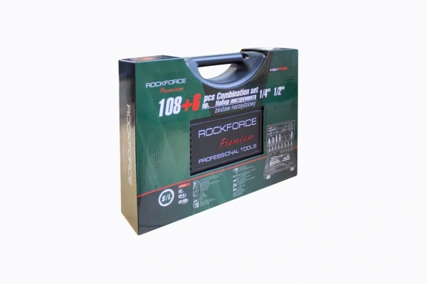 Набор инструментов 108+6пр. 1/4'',1/2''(сорв.гр.)
