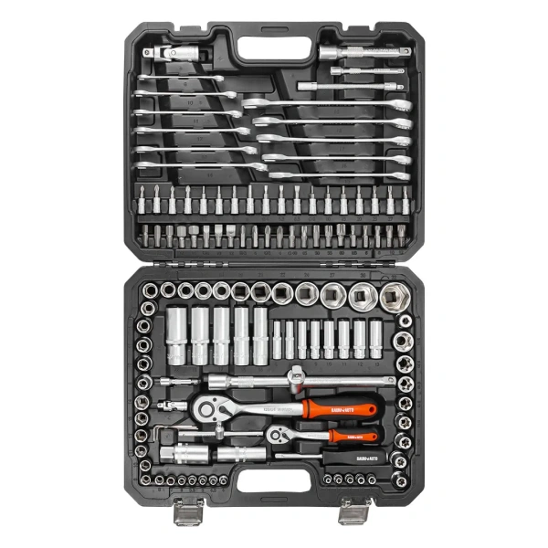 Набор инструментов 125пр. 1/4'', 1/2''(6гр.)