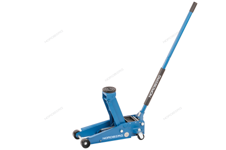 Домкрат подкатной 3 тонн 130-470 мм с резиновой насадкой быстрый подъем NORDBERG N3203