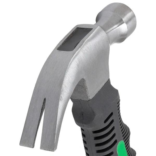 Молоток мини с гвоздодером и эргономичной рукояткой (L-160мм, вес 320г)