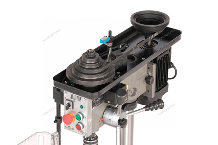 Станок сверлильный профессиональный NORDBERG ND2053P (750 Вт, 20 мм, 5 скоростей, нарезание резьбы, тиски)