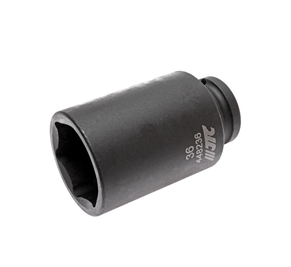 Головка торцевая ударная глубокая JTC 448236 (1/2", 36 мм, L=82 мм)