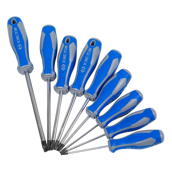 Набор отверток, TORX, 9 предметов KING TONY 30309PR