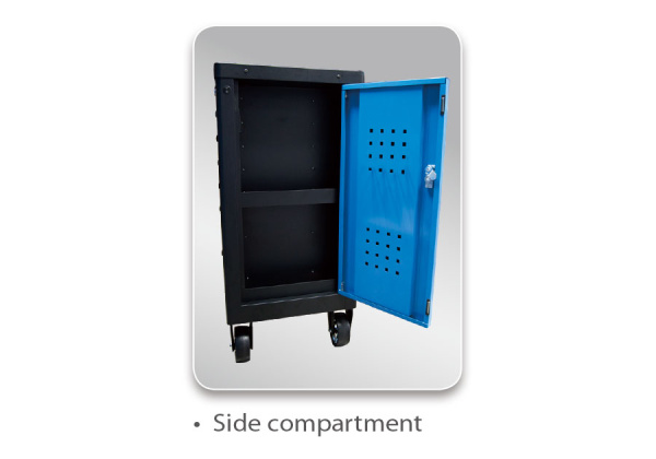 Тележка инструментальная "35th ANNIVERSARY", 7 ящиков, черная, в комплекте сувенир грузовик KING TONY P87G35-7B-KB01