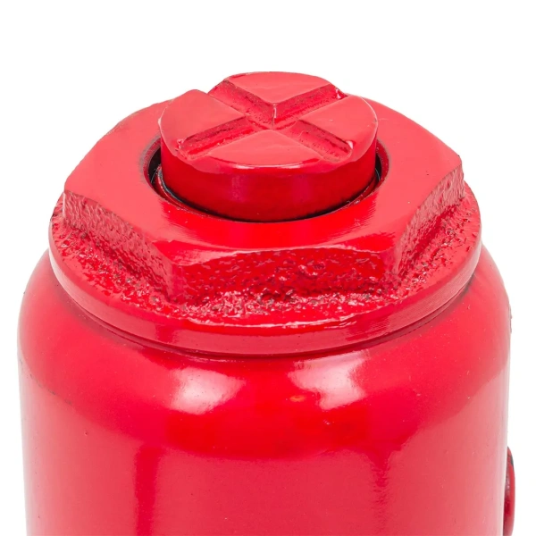 Домкрат бутылочный 6т с клапаном (h min-200мм, h max-385мм, ход штока-125мм, ход винта-60мм)