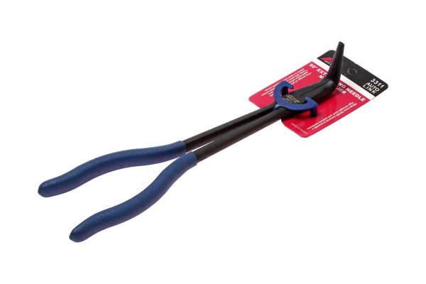 Тонкогубцы изогнутые с удлиненными рукоятками JTC 3311 (280 мм, 90 град.)