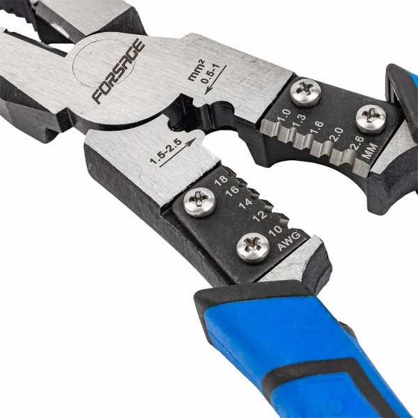 Плоскогубцы комбинированные для снятия изоляции 215мм