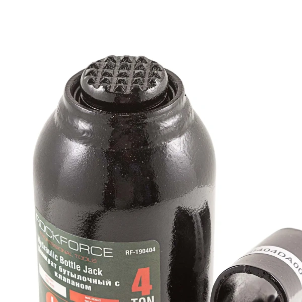 Домкрат бутылочный 4т с клапаном (высота подхвата-180, высота подъема-350мм)
