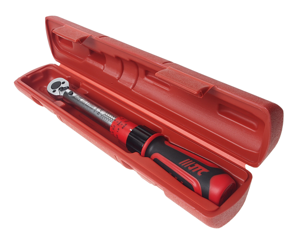 Ключ динамометрический двухстороннего действия JTC 6682 (1/4", 2-26 Нм, 370 мм)