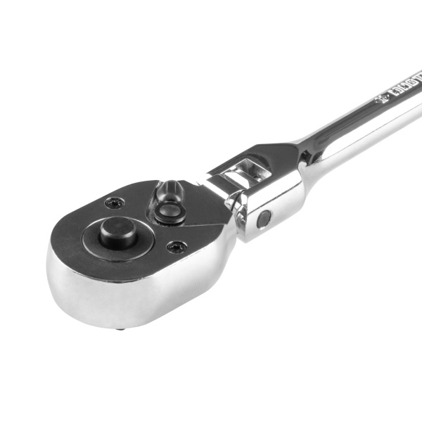 Трещотка флажковая с кнопкой шарнирная KING TONY 3781-11F (3/8", 280 мм, 32 зубца)