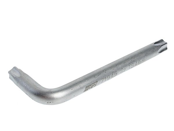 Ключ TORX Г-образный 5-гранный JTC 71945 (TS45H, L=82 мм)