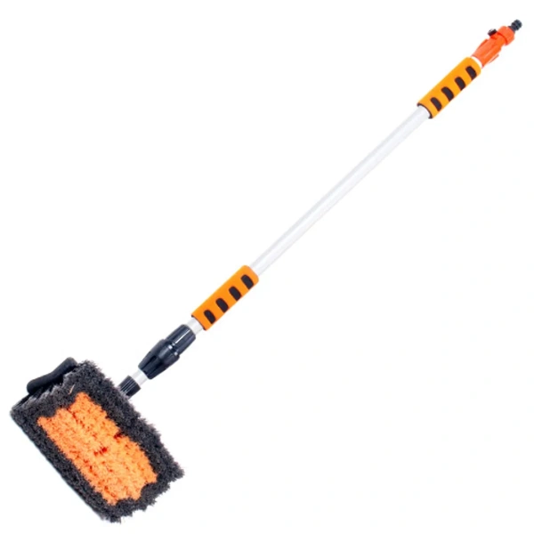 Щетка AB-1964 для мойки (под шланг) телескоп. 105-168см АВТОСТОП