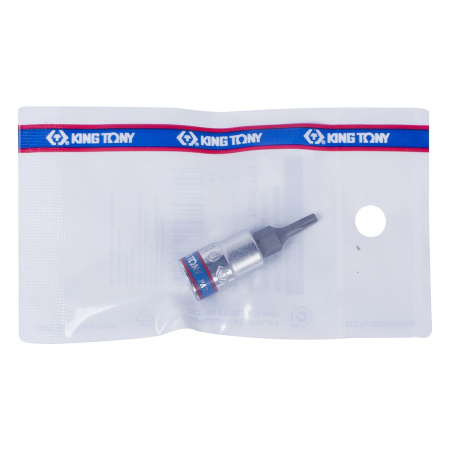 Насадка (бита) торцевая 1/4" TORX T10, L = 37 мм KING TONY 203310