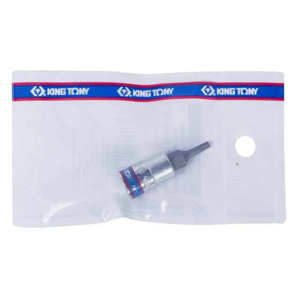 Насадка (бита) торцевая 1/4" TORX T10, L = 37 мм KING TONY 203310