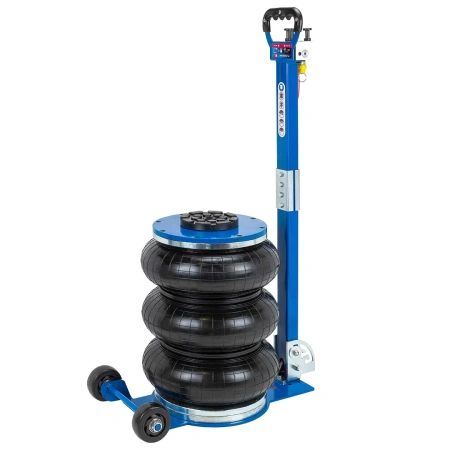 Домкрат подкатной пневматический 6т (h min-150мм,h max-400мм,Ø-300мм)
