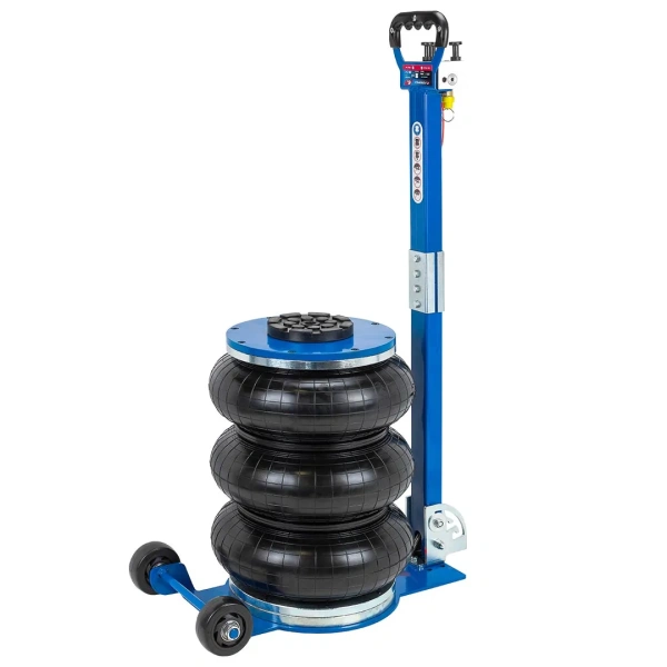 Домкрат подкатной пневматический 6т (h min-150мм,h max-400мм,Ø-300мм)