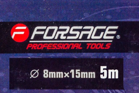 Шланг резиновый армированый бензо-маслостойкий 8х15ммх5м(повышенная гибкость и сопротивление к излому,раб.давл. 20bar,max 60bar,-30C°+70C°,DIN20018)