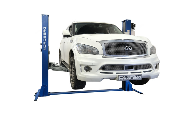 Подъемник двухстоечный электрогидравлический 5т 380V с электростопорами NORDBERG N4122AE-5B