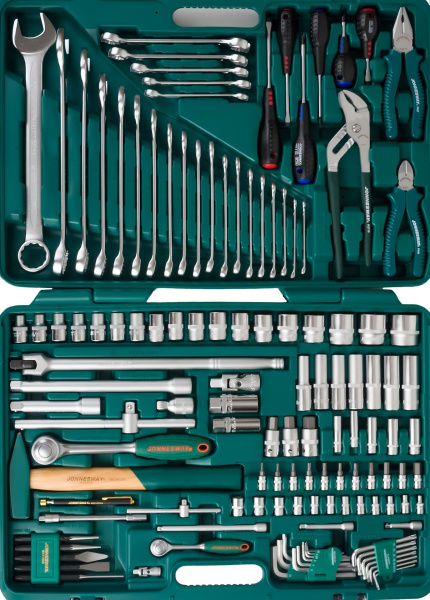 Набор инструмента универсальный JonnesWay S04H524127S (S04H524127S18) (127 пр)
