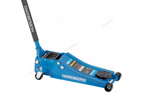 Домкрат с низким подхватом подкатной 3 тонн H=75-505 мм NORDBERG N32038