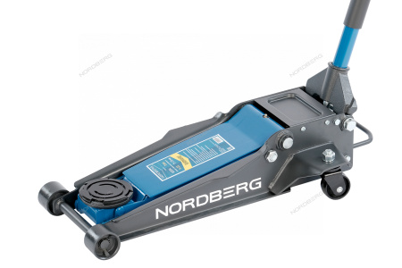 Домкрат супернизкий подкатной 3 тонны H=75-510 мм NORDBERG N32034