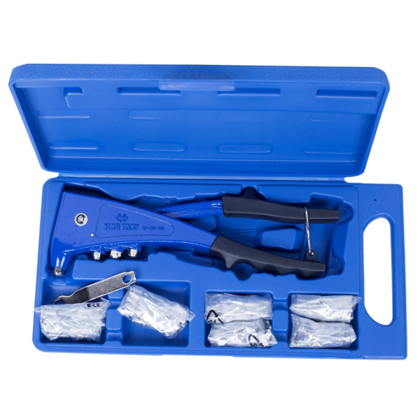 Заклепочник с набором заклепок, 121 предмет KING TONY 21-20-07MR